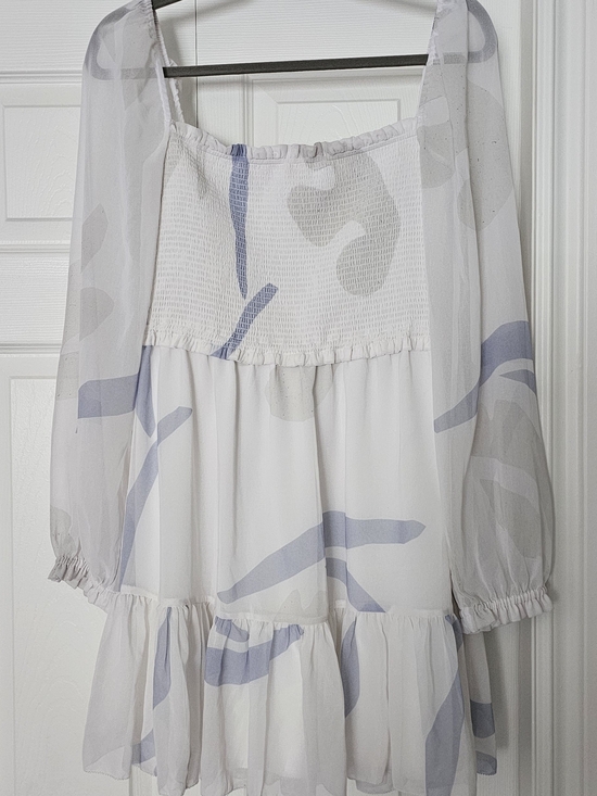 Wilfred Dresses & Skirts - Wilfred White Smocked Ruffle Top